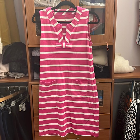 kate spade pink and white striped dress Kate Spade Pink Stripe Midi Dress and Strawberry Basket Bag